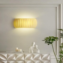 Cream wind wall light 2023 new decorative living room TV background wall light designer children's bedroom bedside wall light