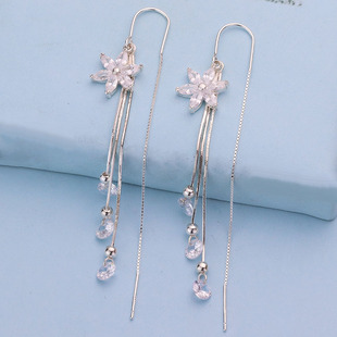 S999纯银苹果耳钉女轻奢简约新款潮小巧迷你耳环养耳洞儿童耳饰详情11