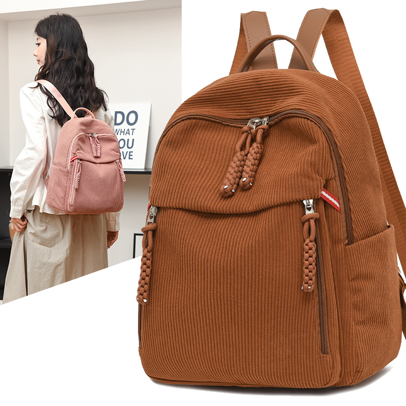 Customized manufacturer's new large-capacity casual commuting and travel backpack for women is versatile. It is also lightweight and waterproof for students Specification image