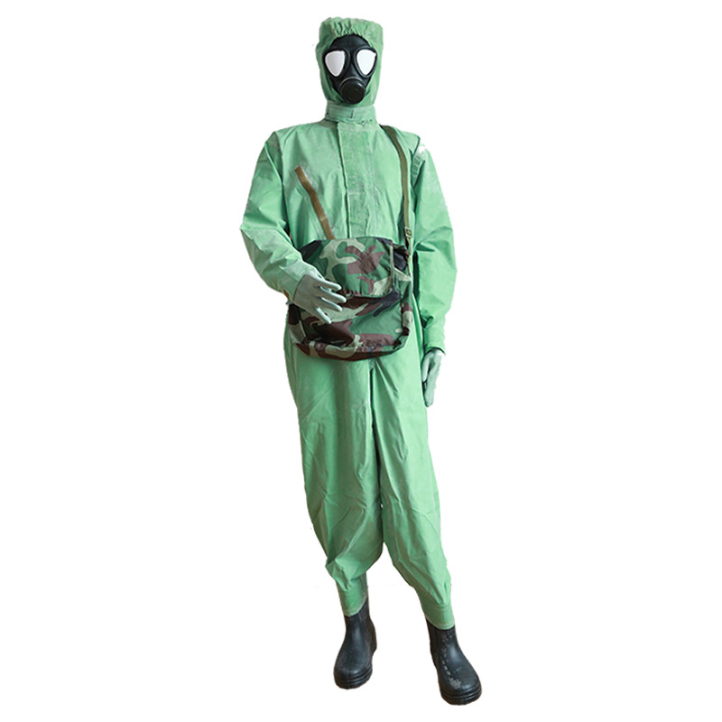 FFY03 Anti-toxic suit, nuclear, biochemical, fire-fighting and chemical protection one-piece full-body lightweight acid and alkali resistant chemical protective suit Item Picture