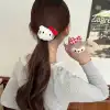 Cute Duffy bear Shirley Rose hair band, red checkered bow, large intestine hair band details Picture