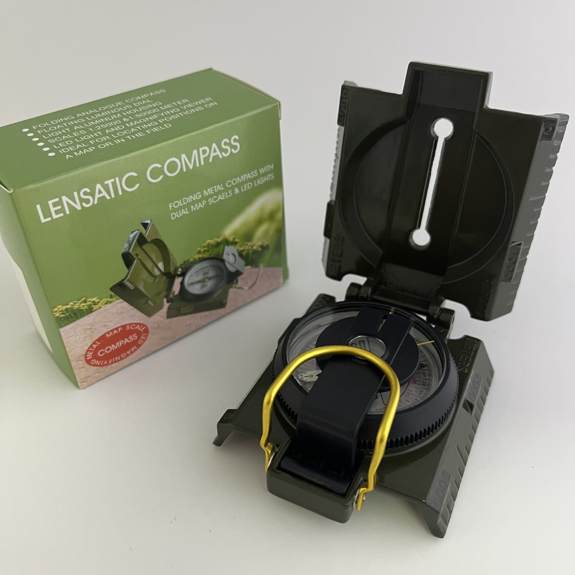 Factory direct sales of the new best-selling Amazon L45-8A compass with LED red light and dual scales