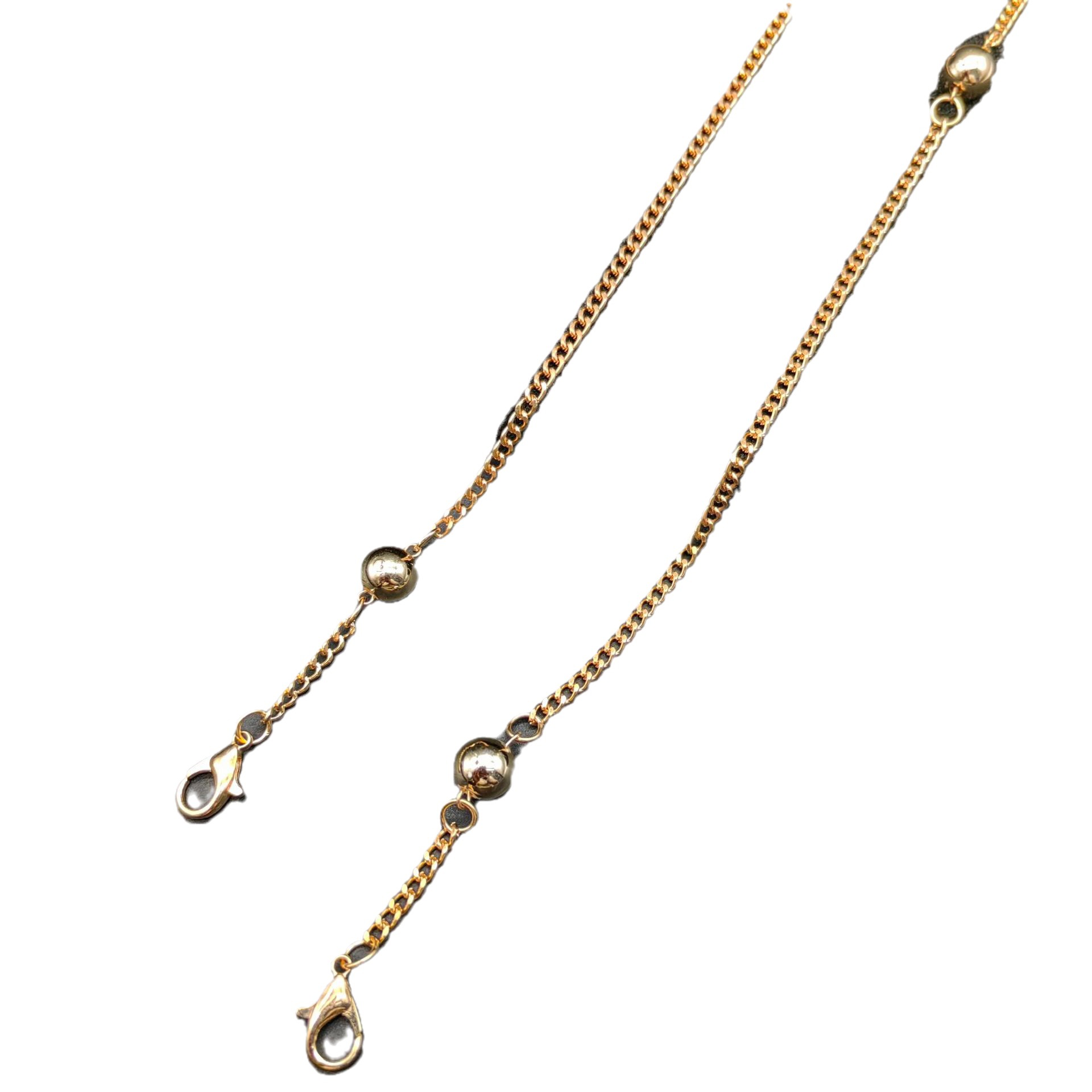 Wholesale Metal Chain Double Head Lobster Buckle Clothing Bag Waist Chain Electroplating Color Preserving Chain Diy Hand Accessories Item Picture