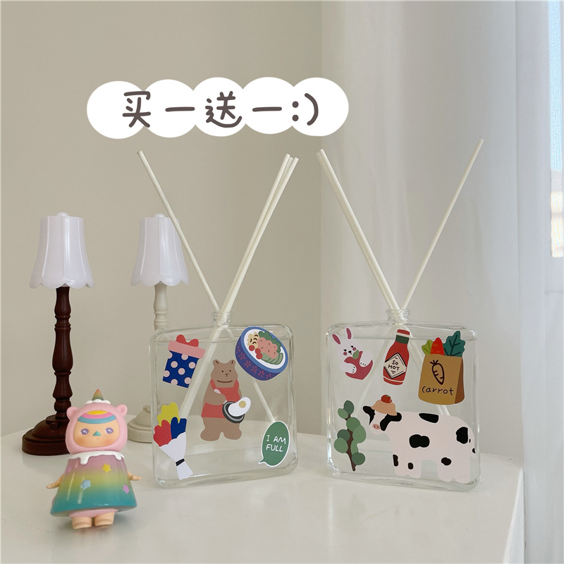 韩国ins清新藤条香薰精油室内持久留香除异味装饰花瓶工艺品礼品详情8