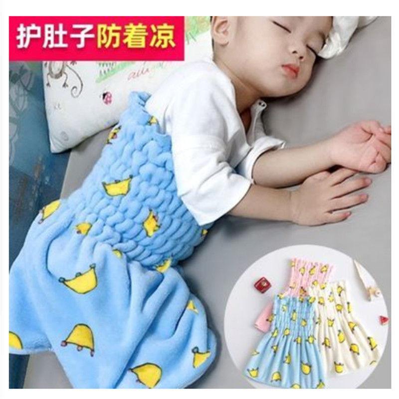 Autumn and winter flannel baby belly band, high-waisted for infants and toddlers to cover and protect the abdomen from catching a cold, warm the abdomen for children details Picture