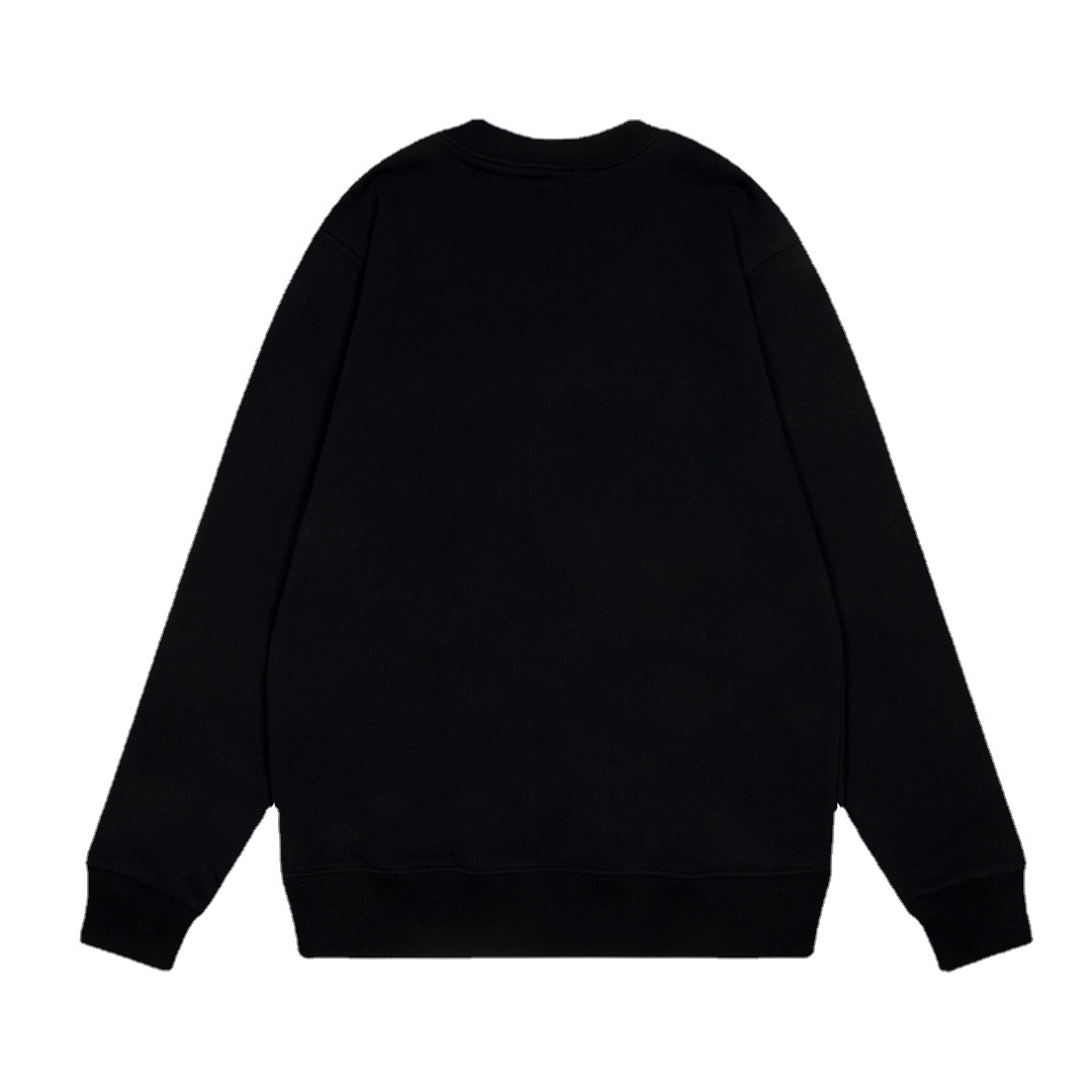 A new early autumn style, a loose-fitting long-sleeved sweatshirt with a round neck and a vase print on the front Item Picture