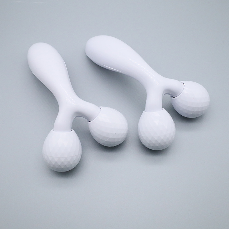 3D Roller Roller massager V face lift firming face massage double roller beauty stick makeup manual ice roller