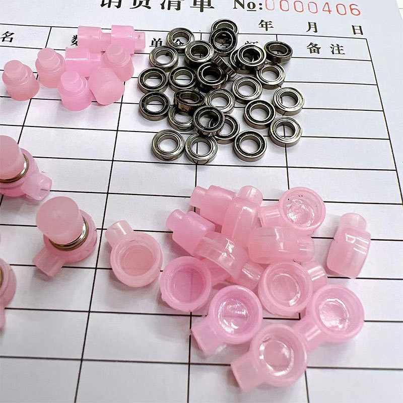 diy best-selling hair clips and hair strings, rotating small bearings, resin accessories, clothing and headwear accessories, cream glue materials details Picture