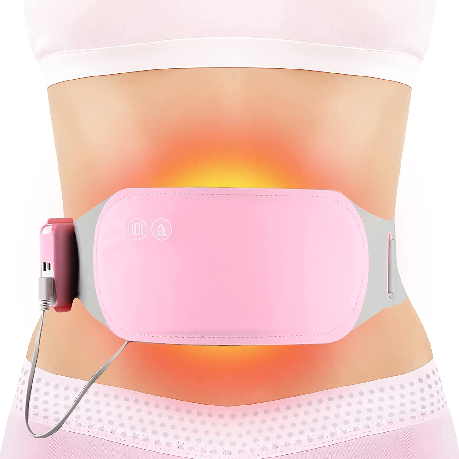 Women's abdominal care heating pad heating belt belt
