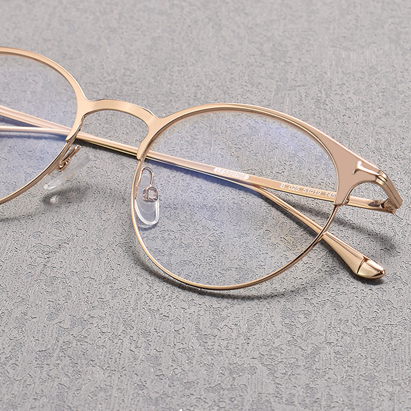 Bottom Line Xu Tian Lawyer The Same Type Of Glasses Ultra-Light Round Golden Edge Retro Glasses Frame Men's Pre-Sale Anti-Blue Tide Application Scenario