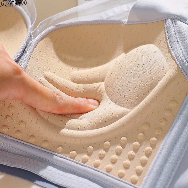 2024新款无钢圈文胸蕾丝小胸聚拢显大内衣女士性感调整型收副乳