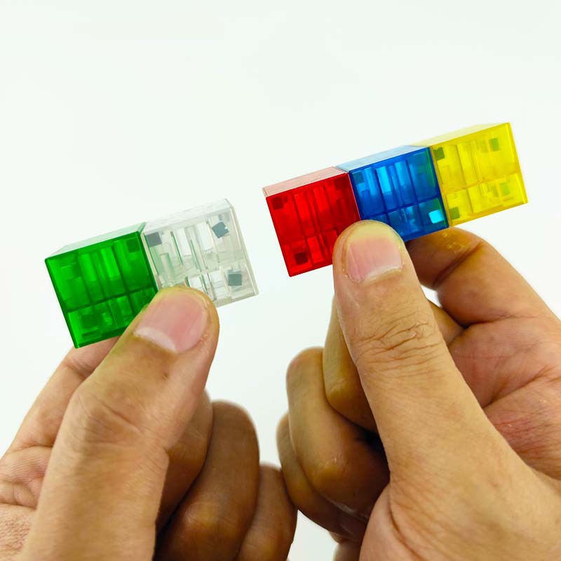 Cube math teaching AIDS Magnetic magnetic force Magnetic magnet Cube geometry square building blocks primary school 2 cm 3 Application Scenario