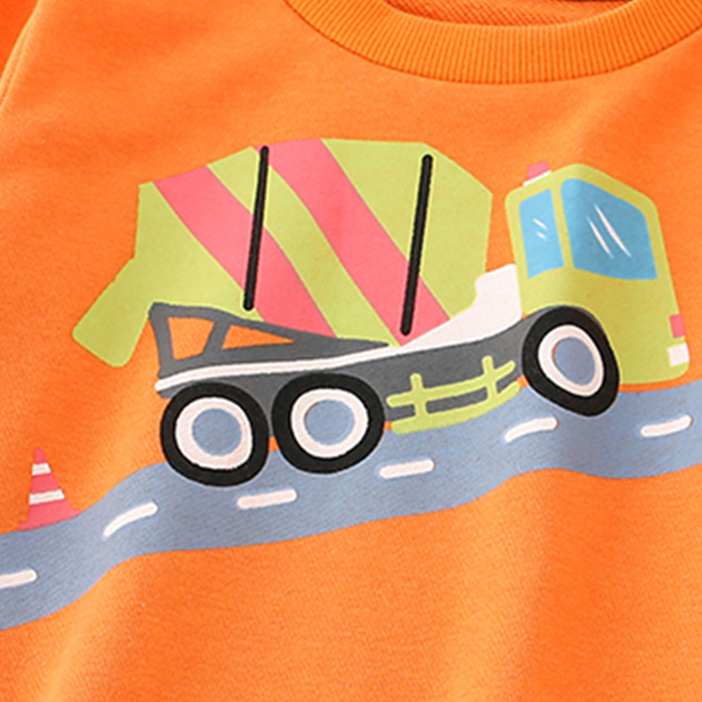 Autumn and winter 2011 children's round-neck sweatshirts, casual car wear, long-sleeved sweatshirts for boys, printed tops Specification image