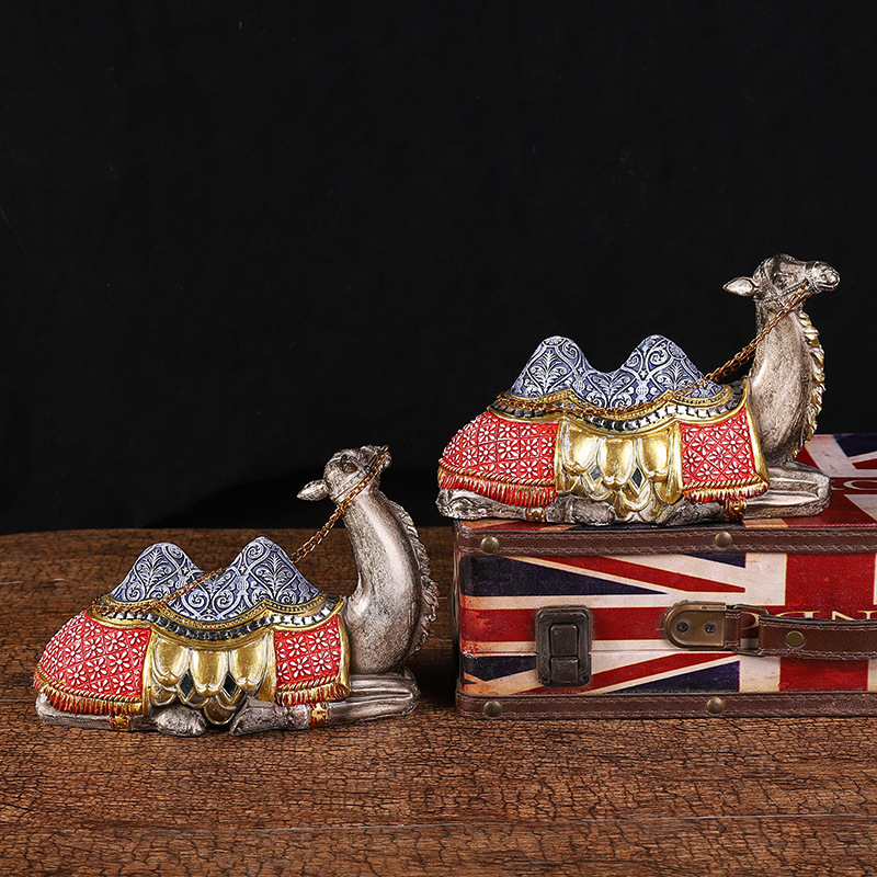Resin Camel Model Decoration Crafts Office Study Camel Decoration Animal Crafts In Stock