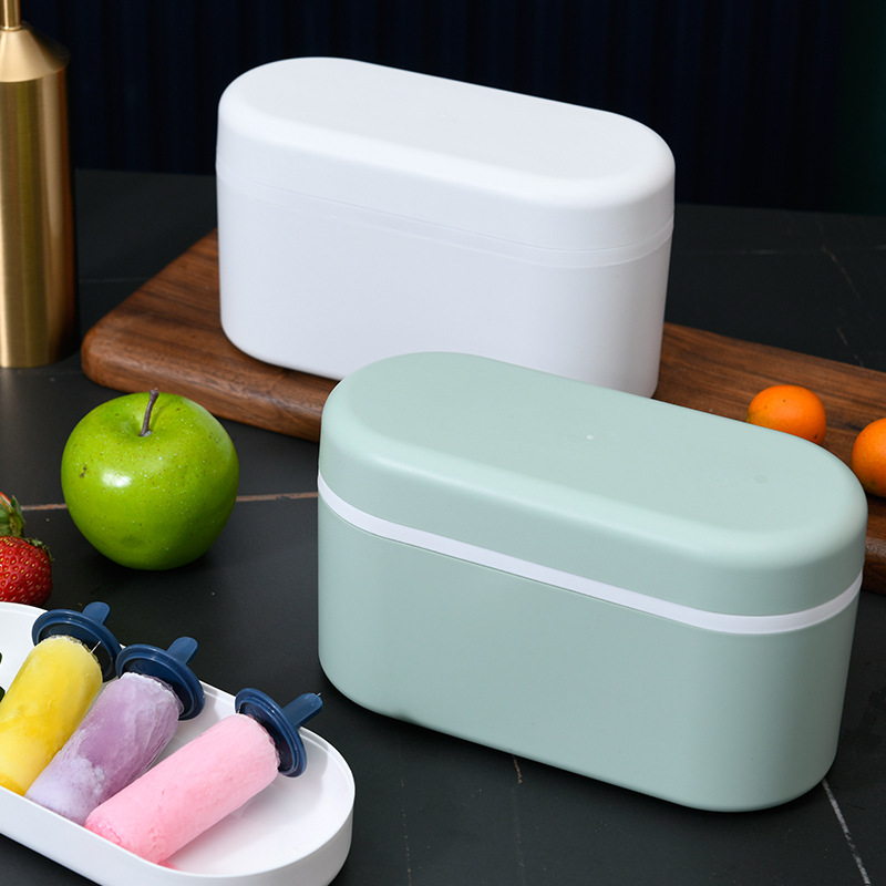 Ice Cream Mold Box Homemade Ice Cream Popsicle Popsicle Ice Cube Box Ice Bar Popsicle Children's Cartoon Model Application Scenario