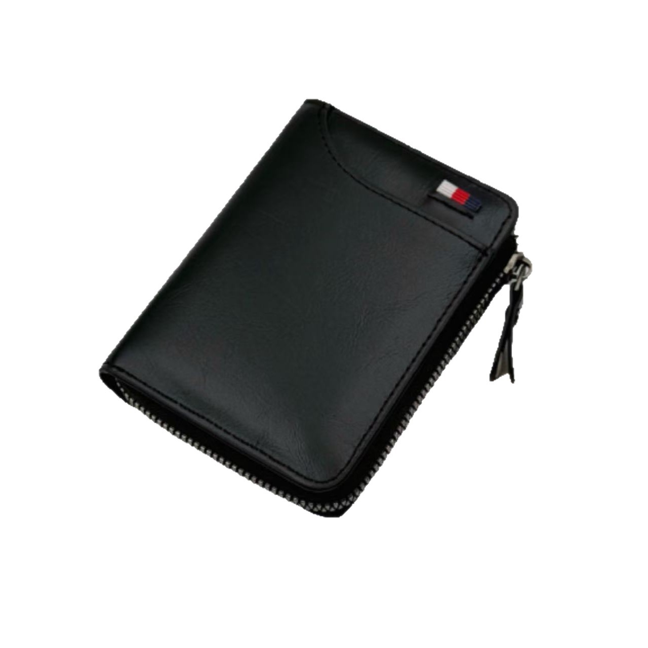 Men's wallets, popular foreign trade men's wallets, fashionable and multi-functional men's wallets, in stock bank card storage bags, vertical zipper wallets Specification image