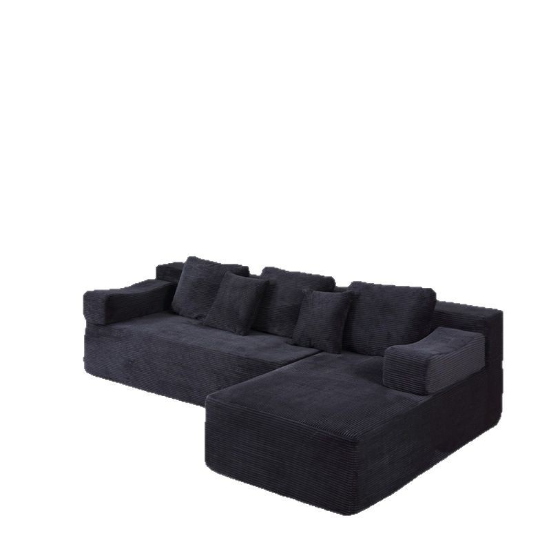 Foreign trade Italian-style high-density sponge compression sofa, small-sized apartment combination lazy lady sofa bed, living room sofa Item Picture