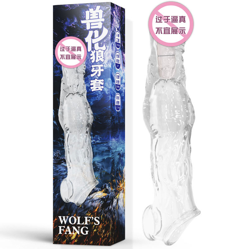 Thickened and lengthened animal-like Wolf tooth braces with enhanced vibration and lock precision ring resonance for adult products Item Picture