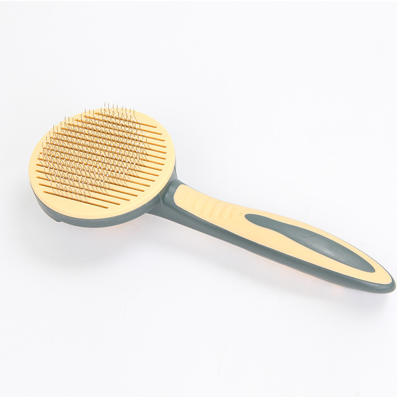Manufacturer's Amazon pet comb, automatic hair removal comb, dog self-cleaning comb, cat and dog knotting needle comb, pet cleaning Item Picture
