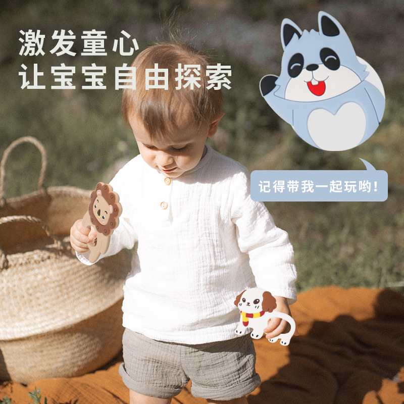 New baby teething gel for 2023: Soft silicone teething gel, teething comfort toy, teething stick details Picture