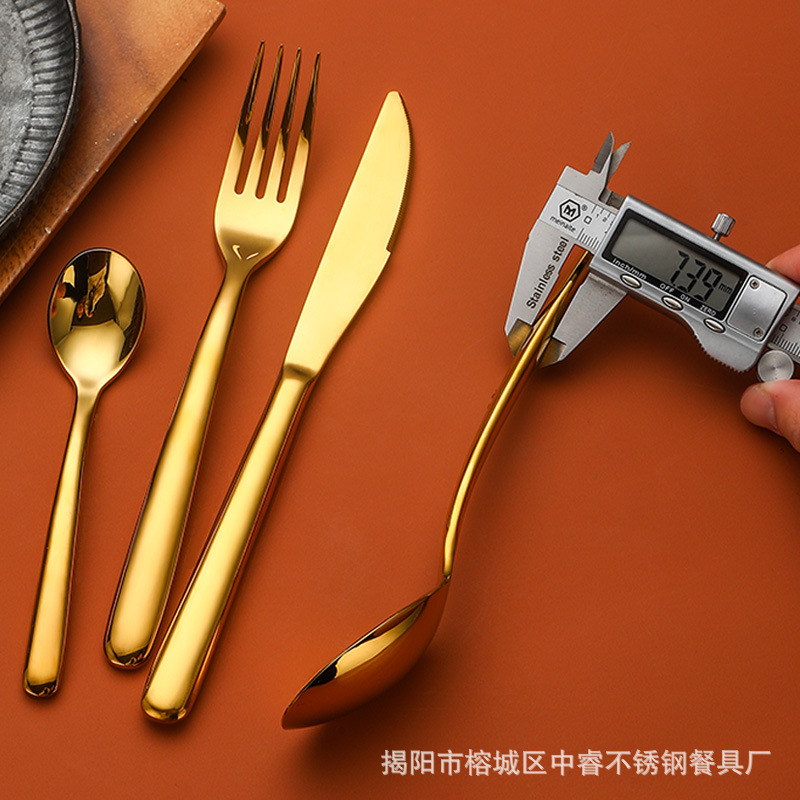 不锈钢勺子/勺子/筷子套装/餐具/調酒细节图