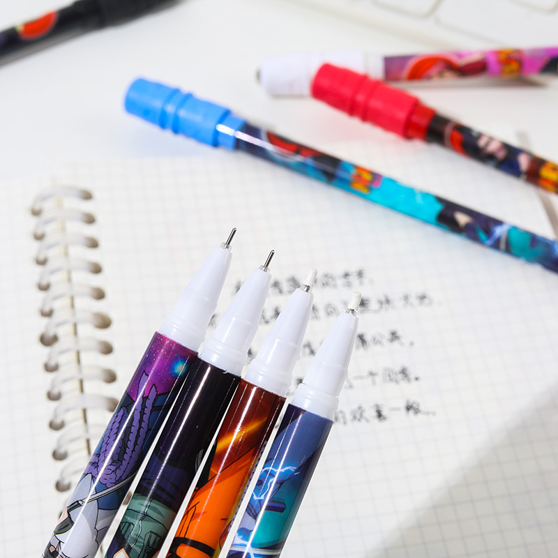 Yqiduo Cartoon Cartoon Turn Pen Boys Turn Pen Personality Stress Relief Gift Pen Signature Pen Neutral Pen Wholesale Application Scenario