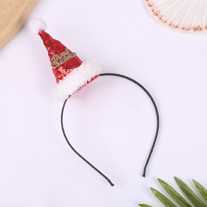 New Christmas headband for foreign trade, Christmas decoration, Santa Claus reindeer headband, Christmas headband decoration Specification image