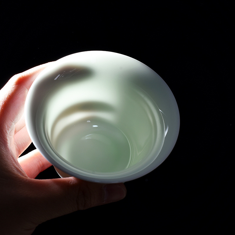 礼品功夫茶具套装批发印logo德化陶瓷家用泡茶器三才盖碗茶壶整套详情图3