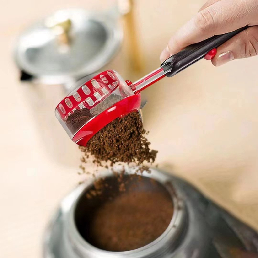 Adjustable scale spoon coffee measuring spoon