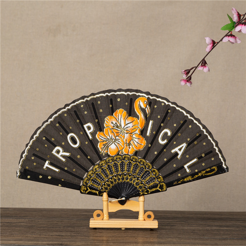 塑料折扇/旅游纪念扇/舞蹈扇子产品图