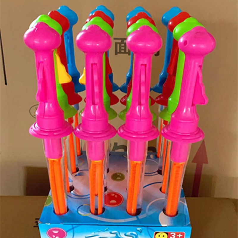 Manufacturers wholesale 46cm western sword bubble wand bubble sword children blowing bubble toys foreign trade supply