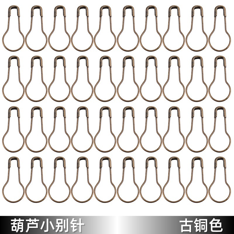 Cross-border metal gourd pin, gourd-shaped small pin, DIY colorful marker buckle, clothing sewing machine safety lock pic 22