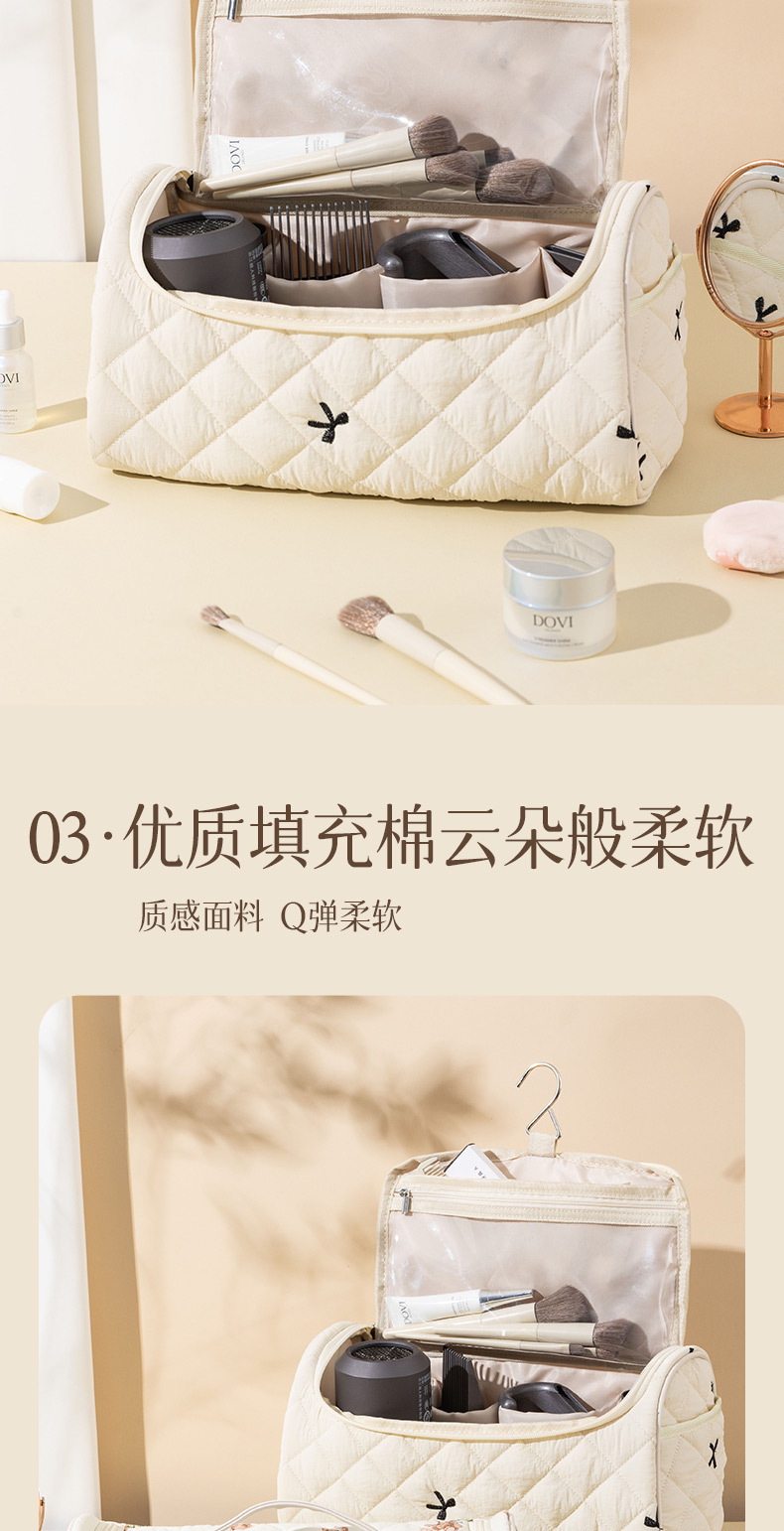 跨境爆款化妆品收纳包大容量手提包便携旅行包吹风机工具收纳包详情13