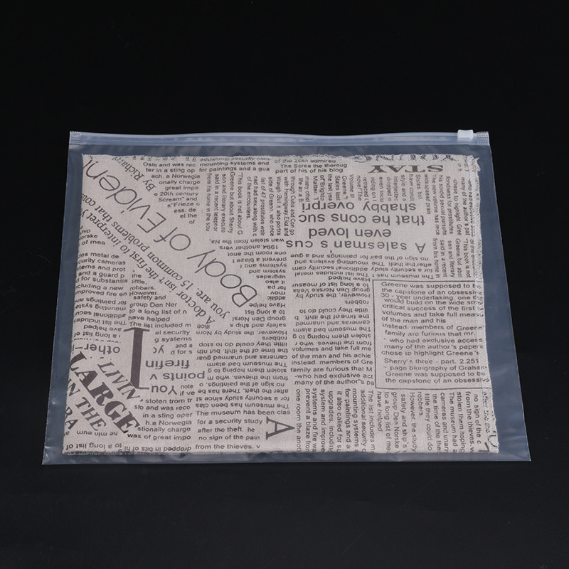 In-stock transparent EVA matte zipper bags, clothing zipper bags, plastic packaging bags, underwear inner garment bags, pe zipper bags Application Scenario