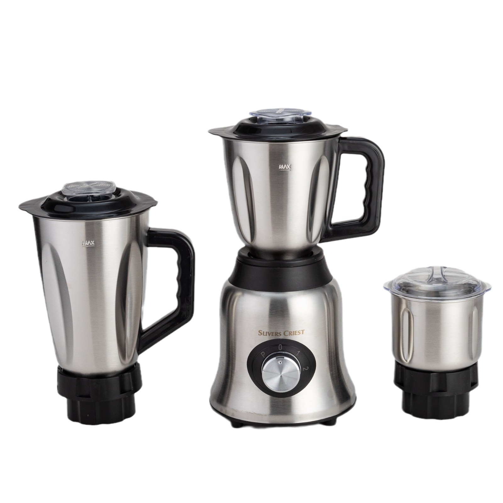 Factory Wholesale Of 3-In-1 Stainless Steel Blenders, Multi-Functional Juicers And Food Processors For Foreign Trade. One Machine With Multiple Uses Item Picture