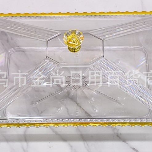 Fruit plate, living room home light luxury new plate with lid, snack plate, bar and KTV snack plate, European style Application Scenario
