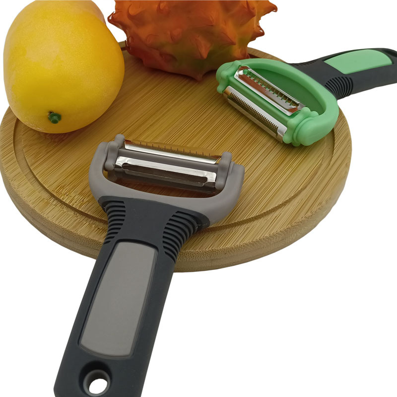 三合一削皮刀多功能瓜果刨不锈钢去皮刨刀瓜刨厨房小工具