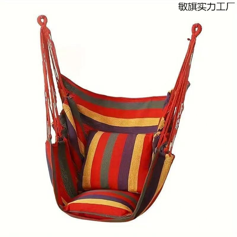 Hanging chair/hammock/Tree binding/thickened adult/children's indoor/New style/hot-selling wholesale direct sales one-piece consignment Specification image