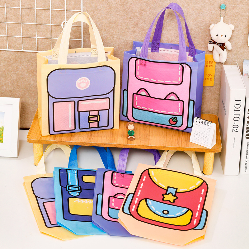 Hangsu original color de dopamina bolsa de transporte para niños lindo alto nivel de apariencia bolsa de almacenamiento bolsa de regalo de vacaciones Specification image
