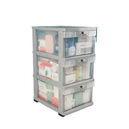 Drawer storage box Multi-layer medicine box Household medicine storage box Medical first aid box desktop transparent medicine cabinet Item Picture