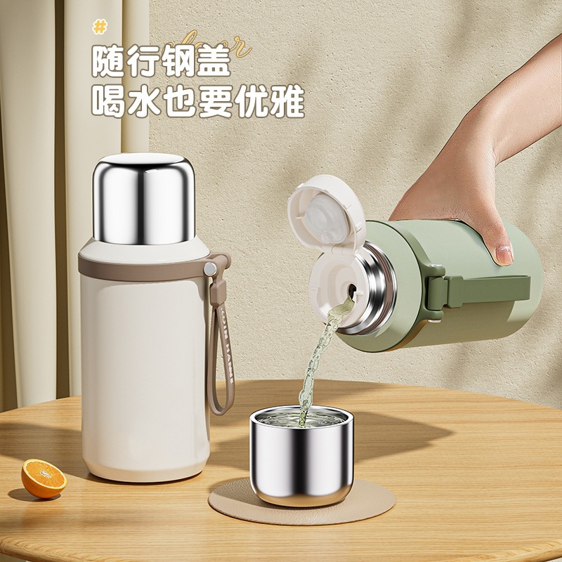 保温杯/不锈钢保温杯/保温杯真空杯/316测温保温杯/温度杯细节图