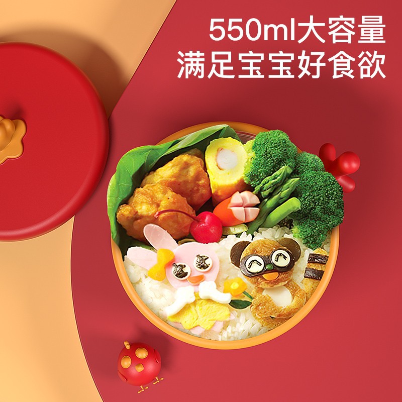 Ppsu Children's Waterfilled Insulated Cutlery Set Baby Bowl Baby Food Bowl Drop Proof Suction Cup Bowl details Picture