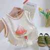 Girls' pure cotton summer and children's clothing 2022 new style Stylish and cool children's short-sleeved T-shirt two-piece set for boys details Picture