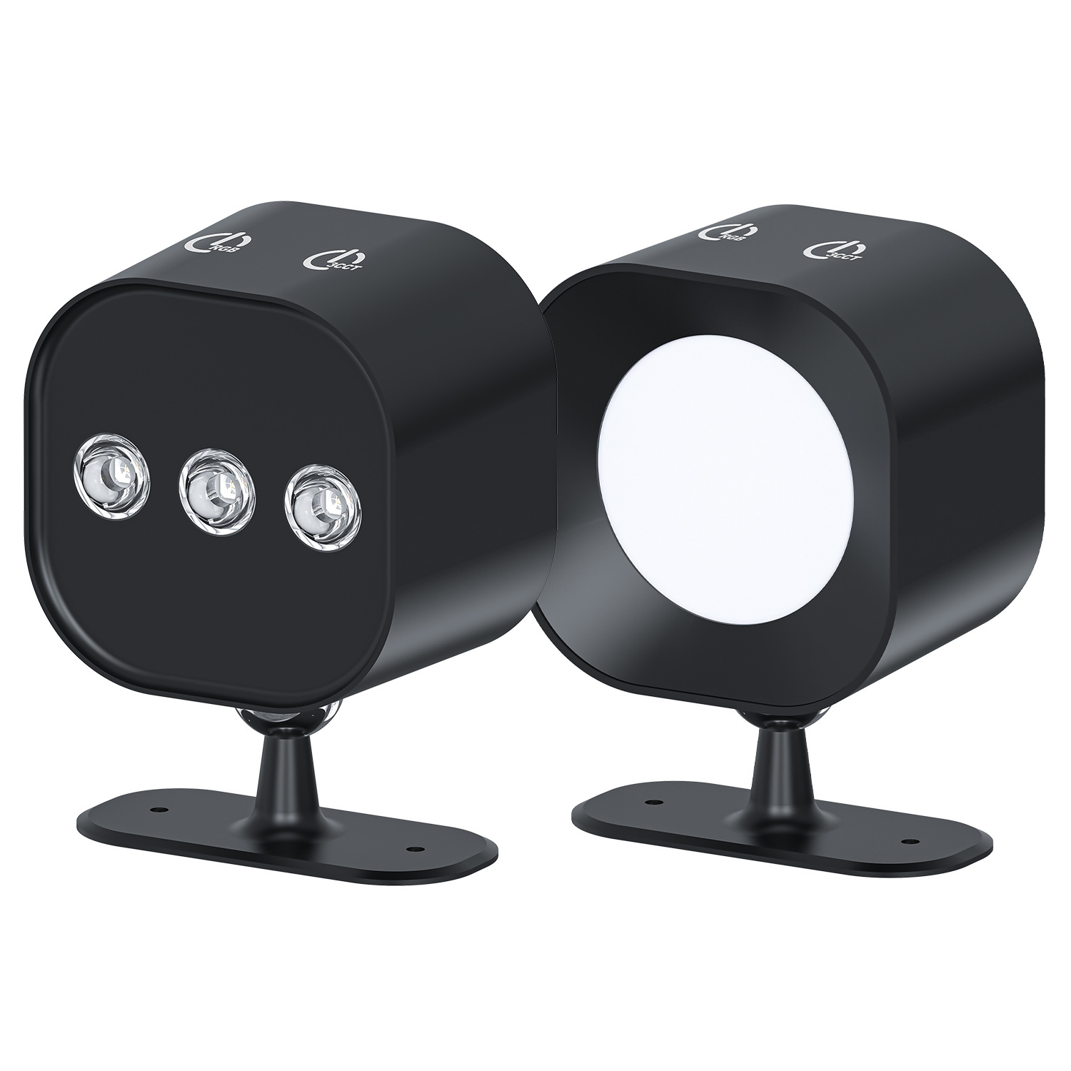 15-color remote-controlled spotlights, led charging magnetic attraction, hill cat's eye night lights, cross-border decorative paintings, wine cabinet, kitchen cabinet and wardrobe lights Item Picture