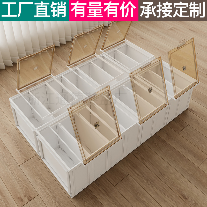 Free Installation Shoe Box Storage Box Transparent Shoes Shoe Cabinet Network Red Plastic Storage Folding Shoe Box Shoe Rack Long And Short Boots Aj Application Scenario