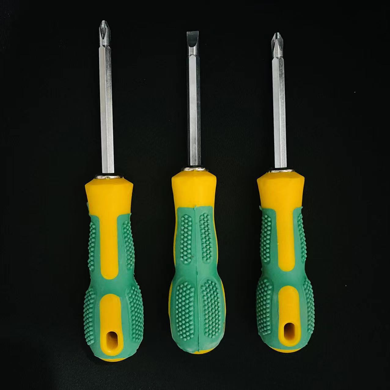 Screwdriver with magnetic dual-use cross one character plum combination set with magnetic 1 yuan 2 yuan wholesale details Picture