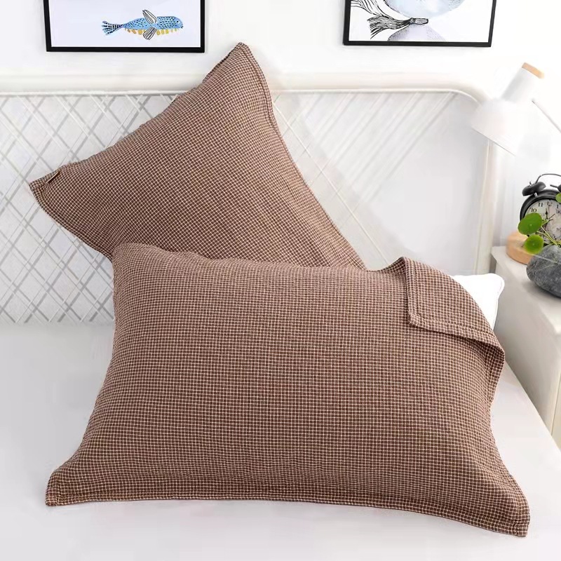 Cotton Pillow Towel Anti-Fall Strap Cotton Gauze A Pair Of High-Grade Household Perspirant Absorbent Breathable Student Dormitory Pillow Towel Application Scenario