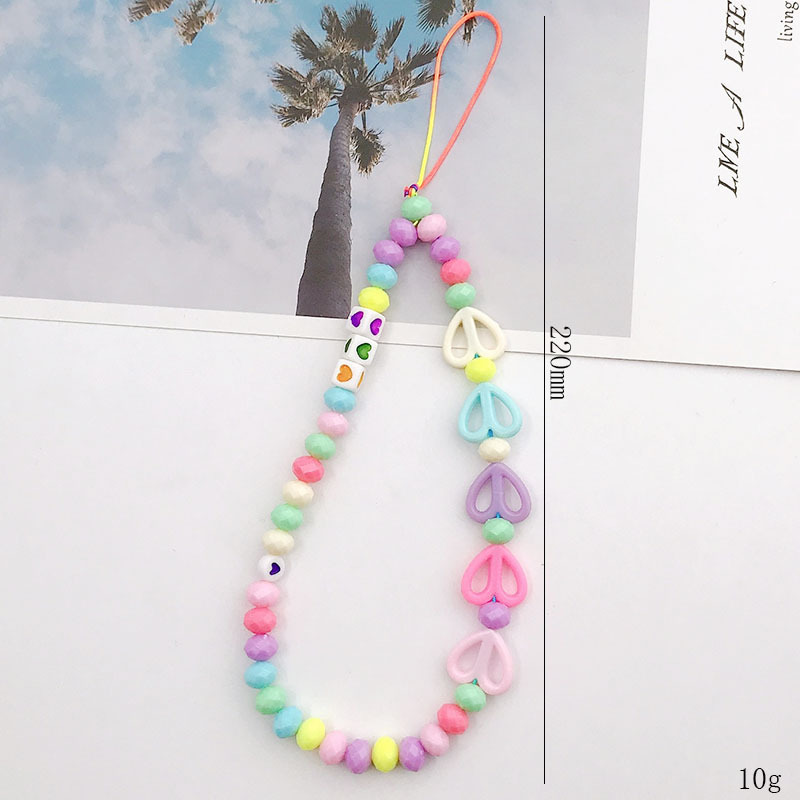 New Spring Color Mobile Phone Rope Handmade Diy Love Mobile Phone Chain Anti-Fall Mobile Phone Case Lashing Pendant Wholesale Application Scenario