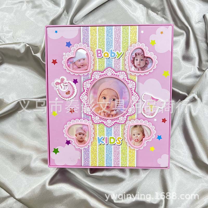 Baby growth album, children's photo album, 600-inch thin album, pocket photo album, student graduation commemorative album Item Picture