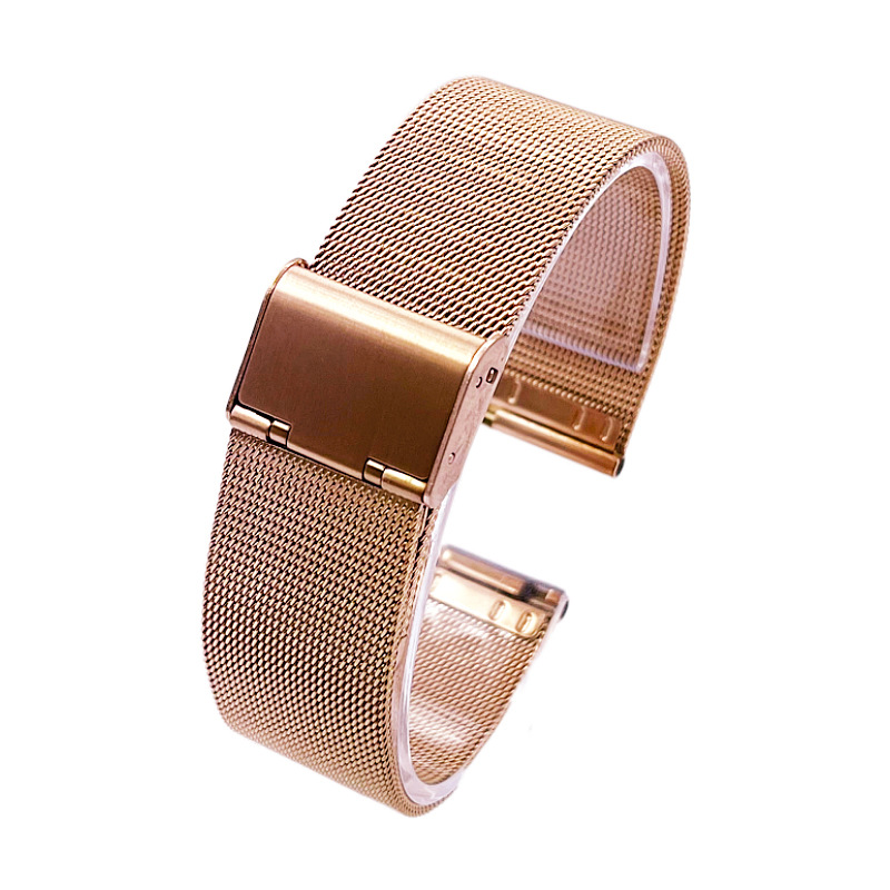 手表配件钢表带04线代用dw表带不锈钢超薄苹果米兰尼斯手表带批发详情图5